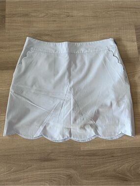 Vineyard Vines Light Blue Scalloped Skort in Powder Blue